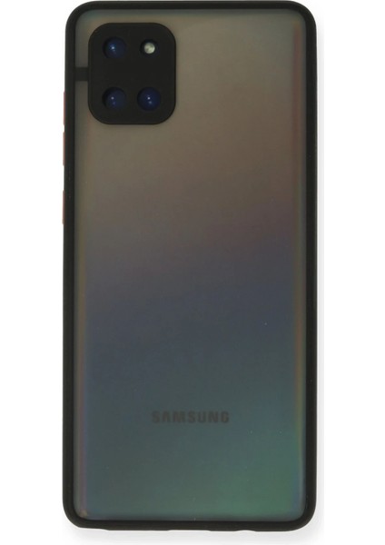 Samsung Galaxy A81 / Note 10 Lite Kılıf Montreal Silikon Kapak - Siyah Zrnet