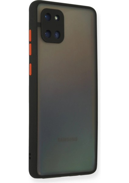 Samsung Galaxy A81 / Note 10 Lite Kılıf Montreal Silikon Kapak - Siyah Zrnet