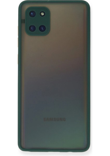 Samsung Galaxy A81 / Note 10 Lite Kılıf Montreal Silikon Kapak - Yeşil Zrnet