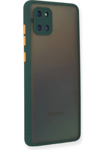 Samsung Galaxy A81 / Note 10 Lite Kılıf Montreal Silikon Kapak - Yeşil Zrnet