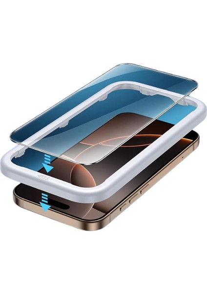 (Premıum Set) 16 Pro Max Uyumlu Armor Tam Ekran Koruyucu + (Ic) Magsafe Kılıf + Armor Lens Koruyucu fırsatları