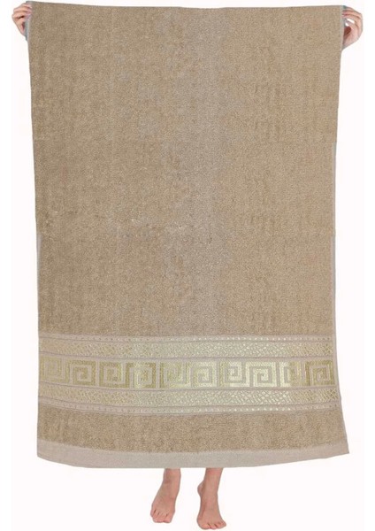 Nayra %100 Pamuklu Banyo Havlusu 70X140 cm Bej