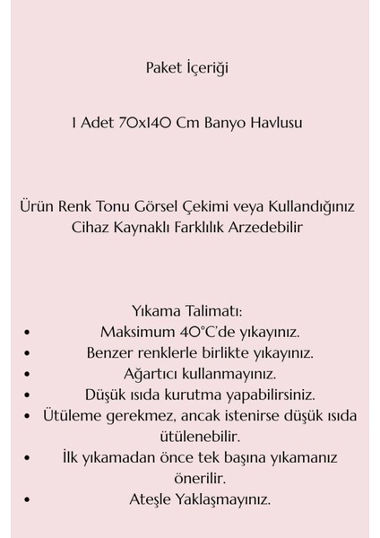 Nayra %100 Pamuklu Banyo Havlusu 70X140 cm Bej modelleri