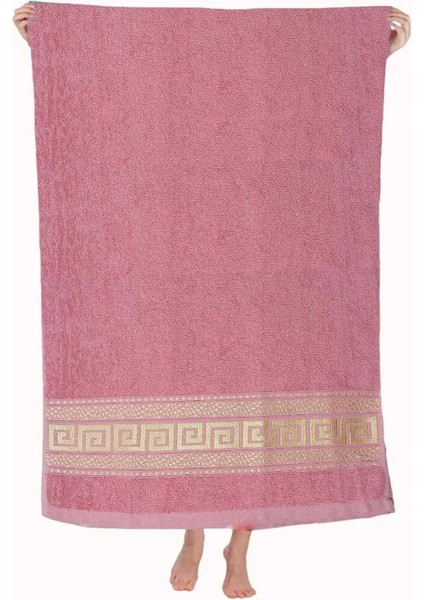 Nayra %100 Pamuklu Banyo Havlusu 70X140 cm Pembe