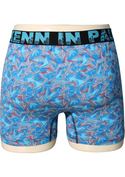 3'lü Boxer 3xl–6xl Büyük Beden – Desenli, Yumuşak Pamuk