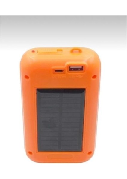 Güneş Enerjili Power Bank Özellikli LED Işıldak El Feneri