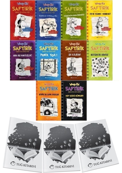 Saftirik 10LU Set Jeff Kinney Ciltli + Hediyeli