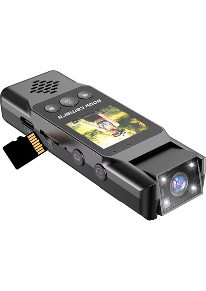 Hd 4K Cep Klipsli Mini Profesyonel Kamera Taşınabilir Dijital Video Kaydedici Bodycam 180° Lens fiyatları