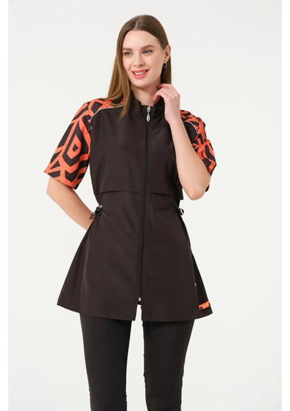 Hızlı Kuruyan Mayo Kumaşı Fermuarlı Kısa Kollu Taytlı Kadın Mayo 3416 fiyatları