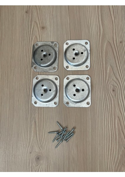 38 cm Koyu Meşe Konik Ahşap Mobilya Ayağı – 4’lü Set | Masa, Tabure, Sehpa Uyumlu | Aparat ve Vidalar Dahil