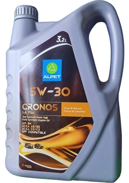 Cronos La 5W/30 (Sn) - 3,2 L Psa Fıat Araçlara Özel Bidon