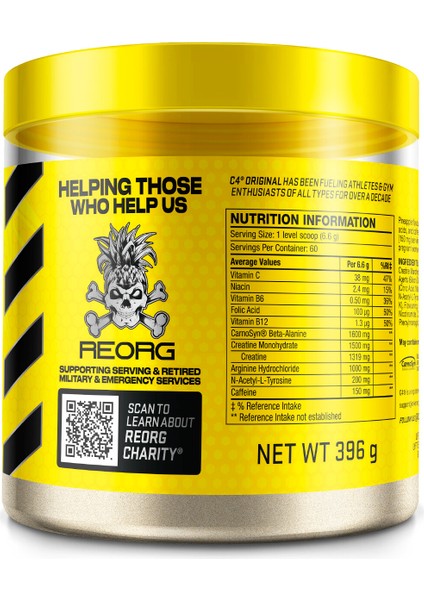 C4 Original 396 gr Reorg - 60 Servings