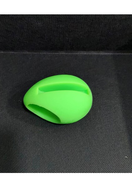 Oval Silikon 8cm Iphone 4 Için Doğal Ses Yükseltici Stand Yeşil Aksesuar 1 Adet