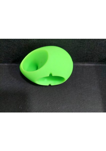 Oval Silikon 8cm Iphone 4 Için Doğal Ses Yükseltici Stand Yeşil Aksesuar 1 Adet