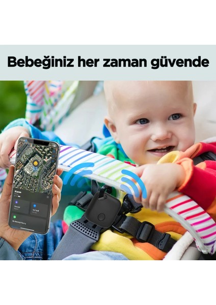 Tüm İphone ios Cihazları ile Uyumlu Tag Akıllı Takip Cihazı