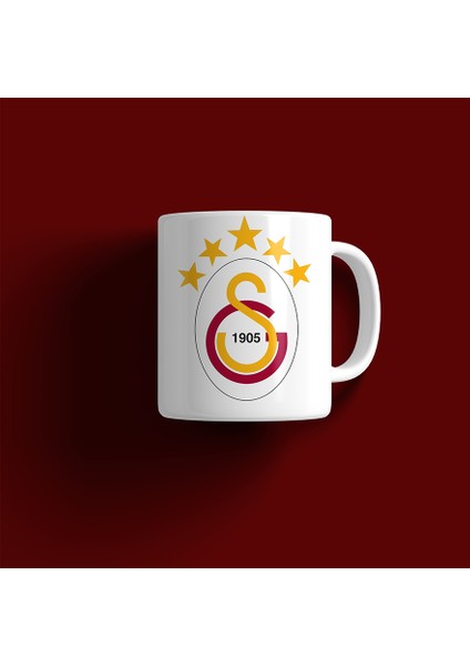 Kupa Bardak - Galatasaray Arması Desenli Kupa Bardak - Hediyelik Kupa Bardak