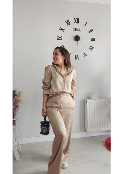 Saten Pantolon Gömlek Takım modelleri