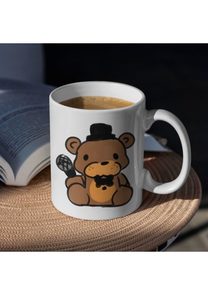 Kupa Bardak - Fnaf Freddy Fazbear Desenli Kupa Bardak - Hediyelik Kupa Bardak