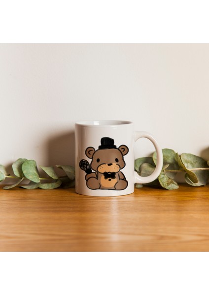 Kupa Bardak - Fnaf Freddy Fazbear Desenli Kupa Bardak - Hediyelik Kupa Bardak