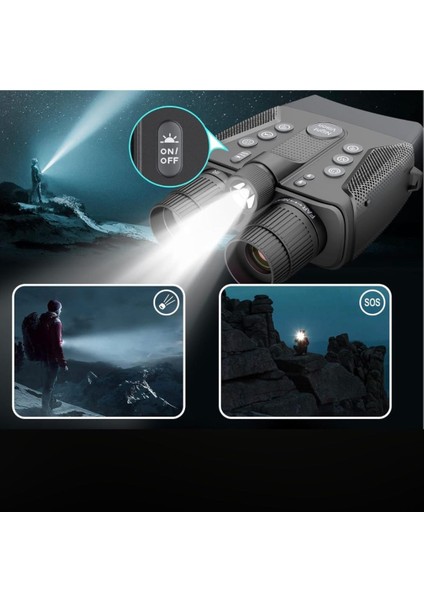 Termal Gece Görüş Dürbünü (4k Gece/gündüz Görüşü, 600 Metre Gece Menzili, 5000MAH Pil)