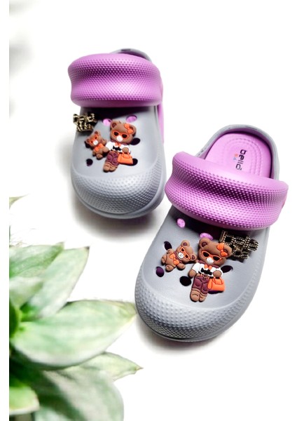 Eva Döngülü Sevimli Ayı Sticker Deniz,havuzi,plaj Terliği