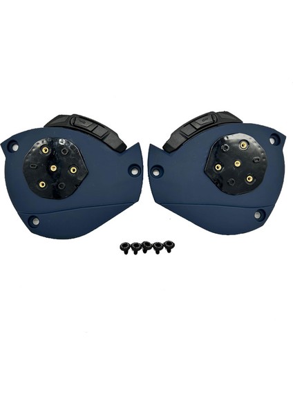 Advant 2 Kask Yan Kapak Set Mat Mavi