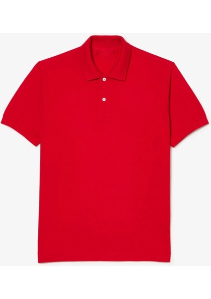 Polo Yaka Kırmızı Tişört