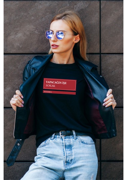 Yapacağın Işe Sk. Baskılı Unisex T-Shirt/tişört - Tüm Yaş Grupları fiyatları