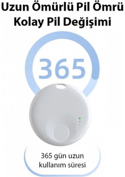 Ntag Akıllı Smart Takip Cihazı Gps İphone ios Cihazları ile (Uyumlu) Takip Cihazı Kaybolmaya Karşı
