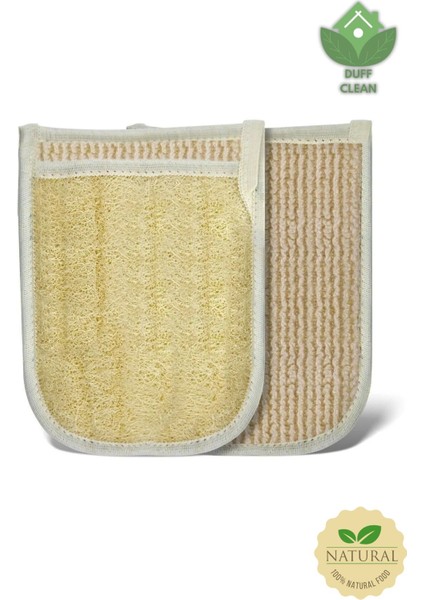 Çift Tarafli %100 Doğal Doğal Kabak Kesesi 24 x 17 cm