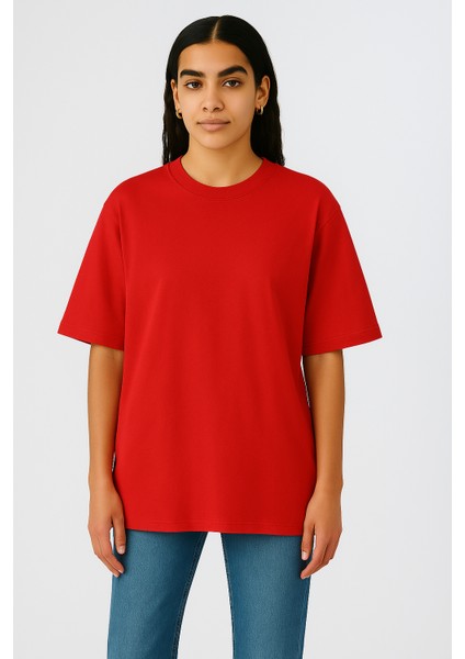 Basic Kadın T-Shirt Regular Oversize Tişört