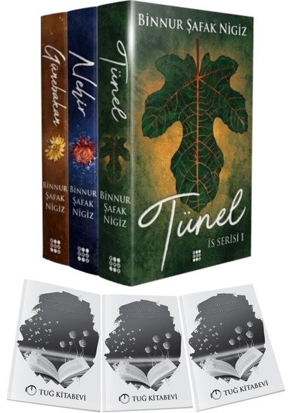 Is Serisi Tünel Nehir Günebakan Karton Kapak Binnur Şafak Nigiz 3 Kitap + Hediyeli