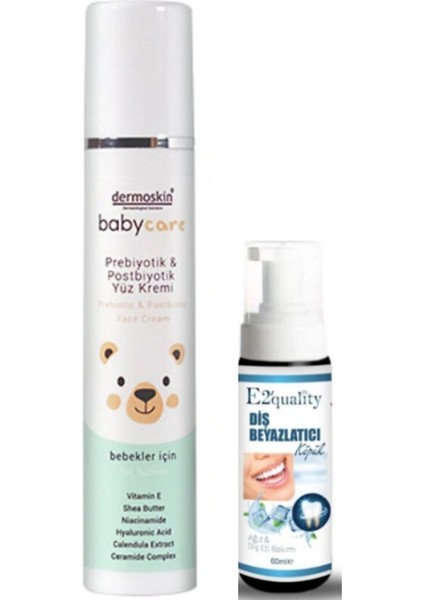 Babycare Prebiyotik ve Postbiyotik Yüz Kremi 50 ml - Diş Beyazlatıcı Köpük