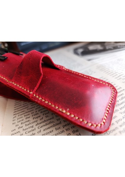 Crazy Hors Hakiki Deri El Emeği Özel Kalemleriniz Için Kalemlik Kalem Kutu 27 cm 6 cm Zmr6 fiyatları