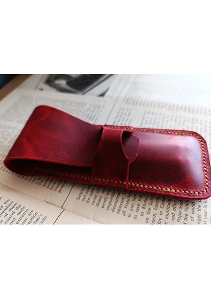 Crazy Hors Hakiki Deri El Emeği Özel Kalemleriniz Için Kalemlik Kalem Kutu 27 cm 6 cm Zmr6 modelleri