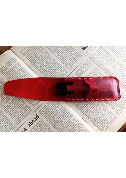 Crazy Hors Hakiki Deri El Emeği Özel Kalemleriniz Için Kalemlik Kalem Kutu 27 cm 6 cm Zmr6 indirimleri