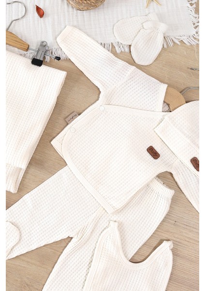 Kız Erkek Bebek Pamuk Kumaş Battaniyeli 7 Li Hastane Çıkışı Seti STL6988 fiyatları