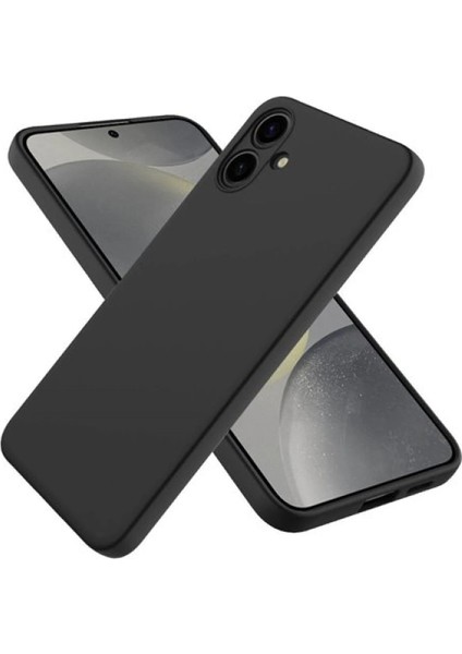Samsung Galaxy A06 Kılıf First Silikon - Siyah Zrnet