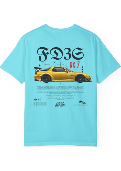 Rx 7 - Oversize Unisex Tişört Streetwear Etoile Studio
