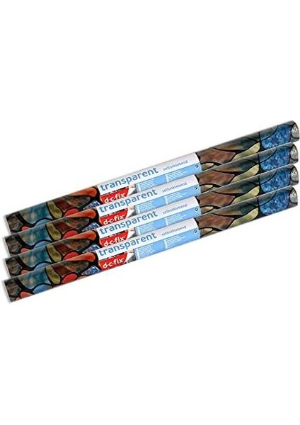 346-0647-4PK Kendinden Yapışkanlı Gizlilik Camı Pencere Filmi, Yaylı Şapel/tulia, 43 cm x 198 cm Rulo, 4'lü Paket