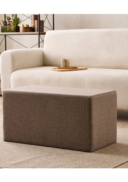 Demre Puf - Kahverengi