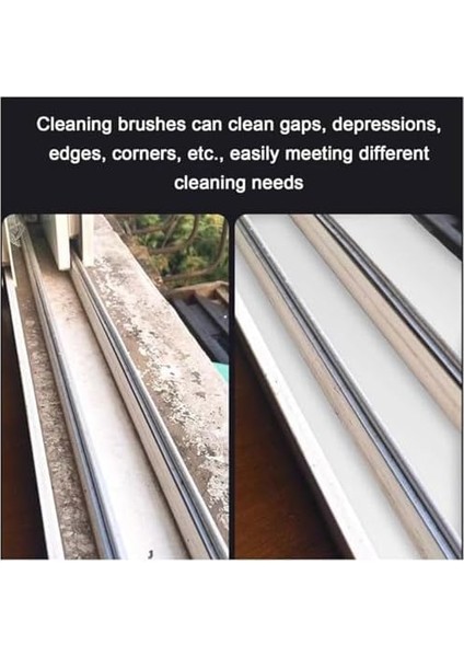 Adet Çok Amaçlı Ince Temizlik Fırçası - Derz Arası Temizleme, Banyo, Mutfak, Lavabo ve Araba Temizliği Için Detaylı Fırça Seti