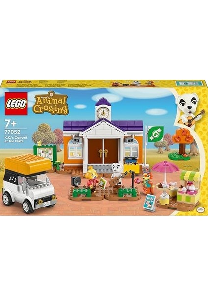 Animal Crossing K.k. Meydan Konseri 77052-7 Yaş ve Üzeri Çocuklar Için Kafe ve Araç Içeren Oyuncak Yapım Seti (550 Parça)