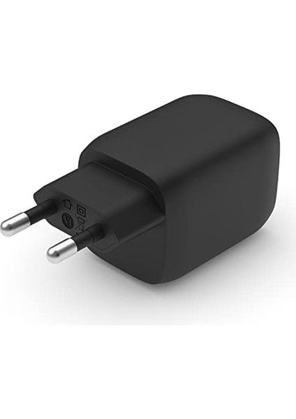 65W Dual USB Type C Duvar Şarj Cihazı, Gan Teknolojisi ile Hızlı Şarj Güç Dağıtımı 3.0, USB C Fişi ve iPhone 16, Ipad, Macbook, Galaxy, Pixel Vb. Için USB Şarj Cihazı