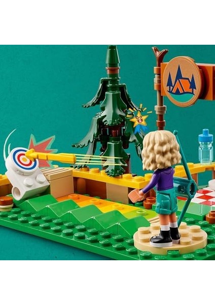 Friends Macera Kampı Okçuluk Alanı 42622-6 Yaş ve Üzeri Çocuklar Için Autumn ve Nova Minifigürü Içeren Yaratıcı Oyuncak Yapım Seti (157 Parça)