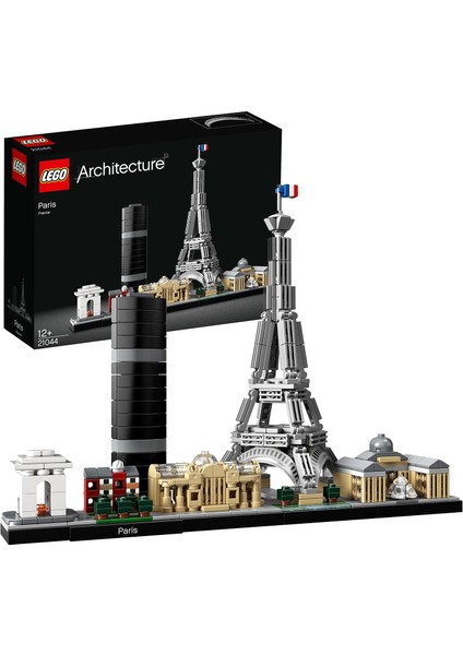 Architecture Şehir Yapıları Koleksiyonu Paris 21044- Seyahat, Mimari ve Tarih Meraklısı Yetişkinler Için Koleksiyonluk Sergilenebilir Yapım Seti (694 Parça)