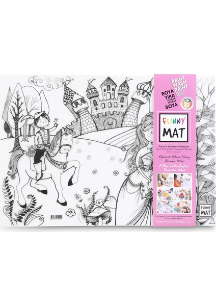 Çocuk Funny Mat Prens & Prenses & Dansçılar
