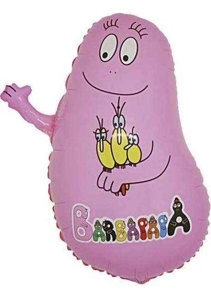 Castle S.s Barbapapa Folyo Balon- 10 Adet 40 Inç 100 cm
