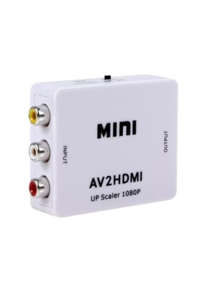Pazar Rca Av To HDMI Çevirici Dönüştürücü Adaptör