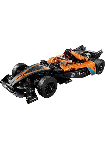 Technic Neom Mclaren Formula E Yarış Arabası 42169-9 Yaş ve Üzeri Çocuklar Için Koleksiyonluk Yaratıcı Yarış Arabası Model Yapım Seti, Doğum Günü Hediyesi Fikri (452 Parça)
